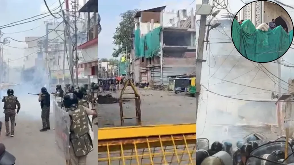 उज्जैन में शाही मस्जिद के हिस्से को हटाने पर बवाल, पथराव की घटना, पुलिस ने छोड़े आंसू गैस के गोले; शहरभर में अलर्ट